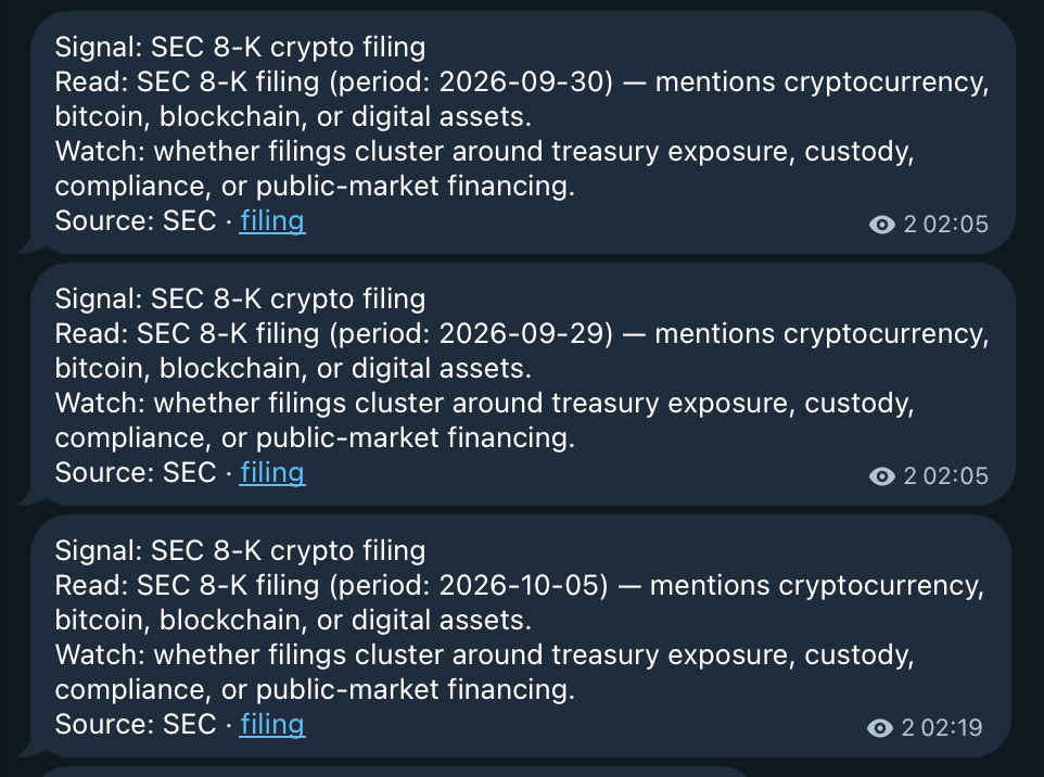 Lumen Meridian — SEC signal observations screenshot